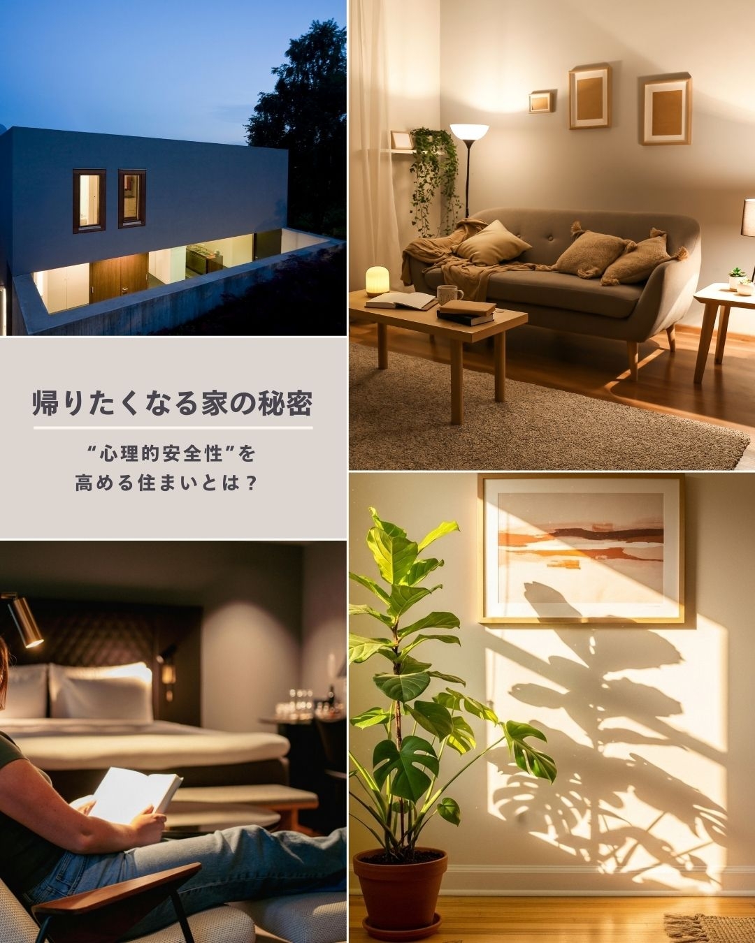 帰りたくなる家の秘密  "心理的安全性"を高める住まいとは？